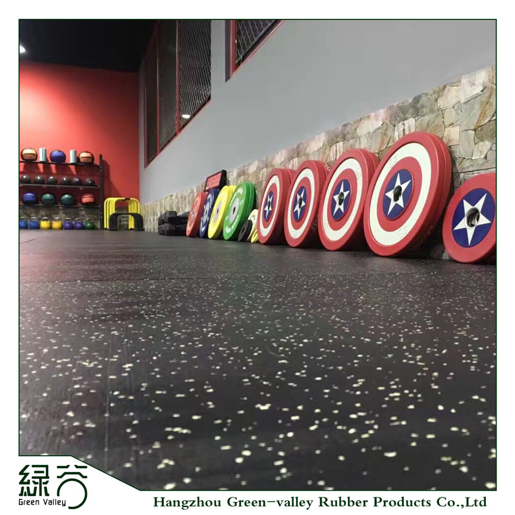 Factory Customized Anti Vibration Shock Absorber EPDM Speckles Rubber Mats Flooring for Gym/Ice Rinks/Home Use/Shooting Range/etc