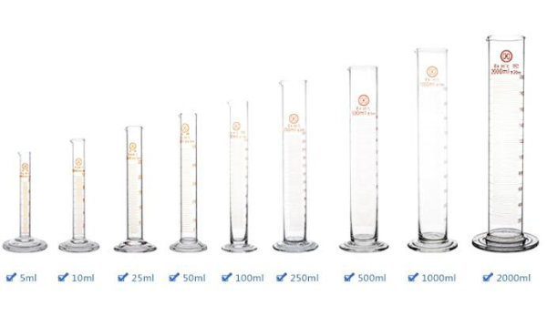 Lab Glassware Glass Graduated Cylinder, Measuring Cylinder with Good Quality