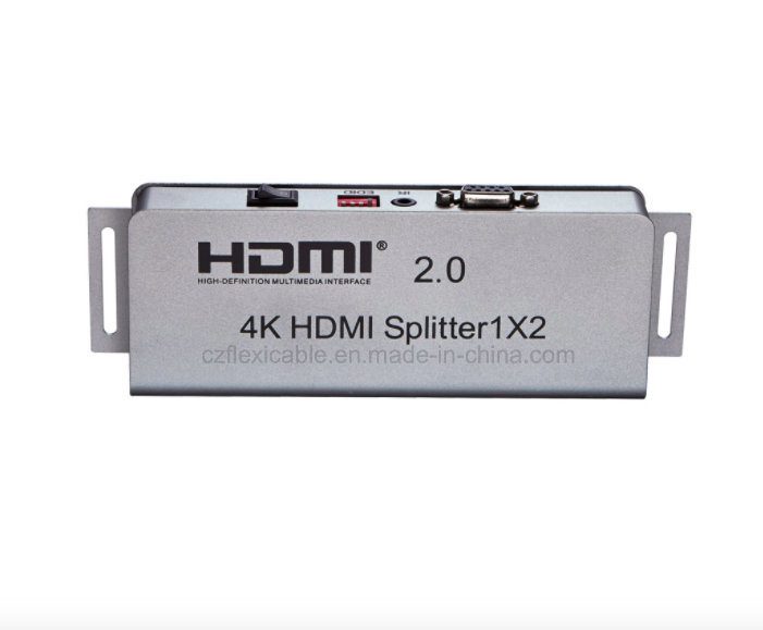 2 Output HDMI 2.0 Splitter Supports Resolutions up to Ultra HD 4k