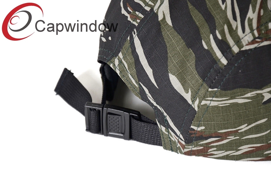 Camouflage Ripstop Camping Cap with screen Print
