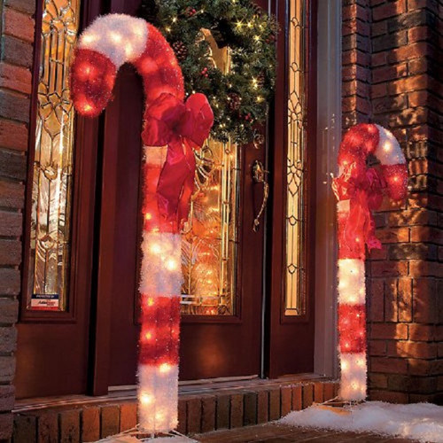 Outdoor Holiday Lighting Pretty Sled Christmas Ornaments