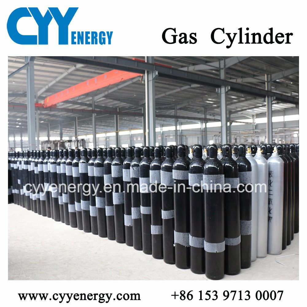 High Pressure Stainless Steel Gas Cylinder for Oxygen Nitrogen Argon with ISO Standard