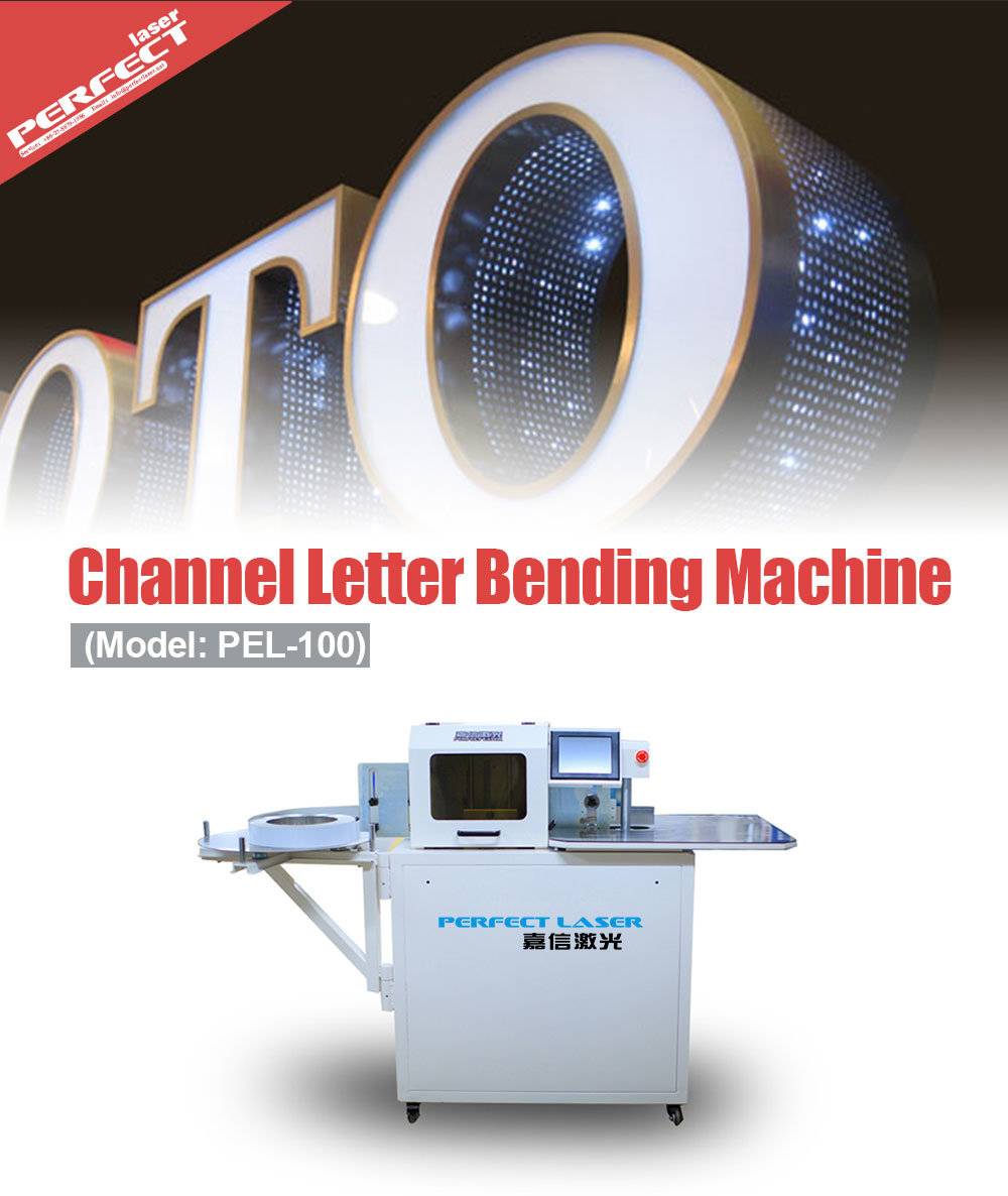 LCD Control Channel Letter Bending Machine for Aluminim Coil Steel