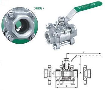 1000 Wog Full Port NPT Ss Water Ball Valve