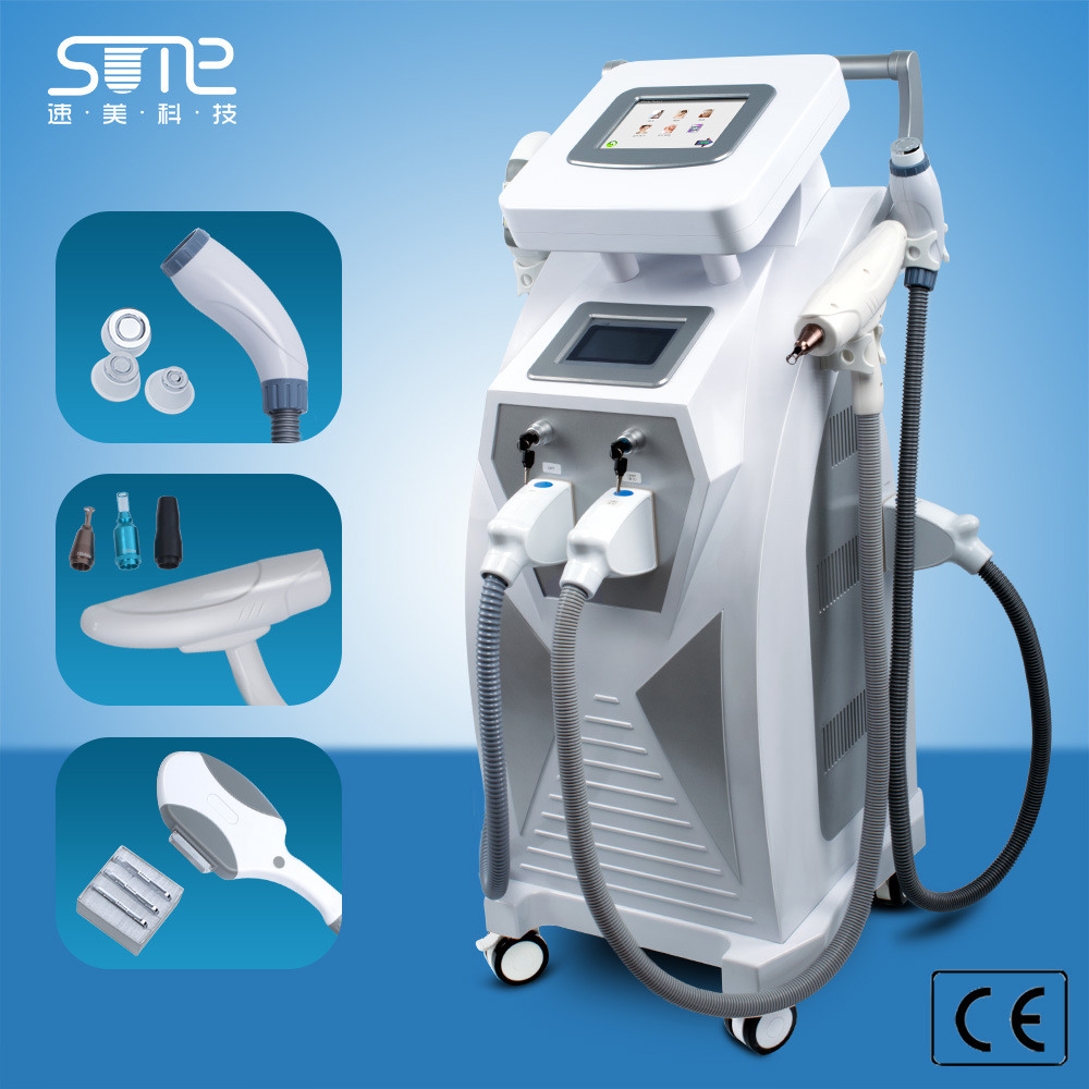 High Power Laser Hair Removal /Face Lifiting Equipment 4 N 1 E-Light Beauty Machine