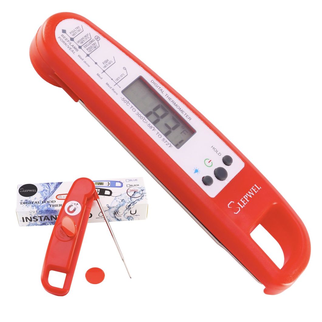 Digital Food Cooking Slepwel Instant Read Meat Thermometer for BBQ