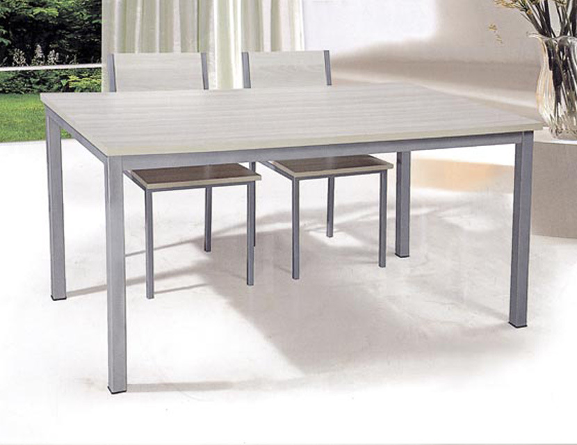 Customize Office Metal Leg Dining Table for Home