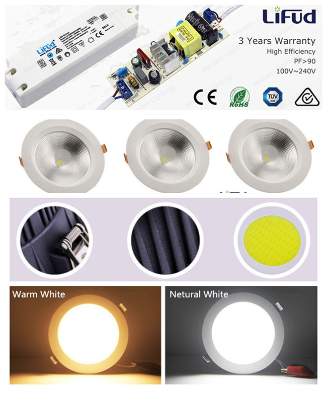 10W LED Downlight Spot Light Warm White SMD/COB LED Downlight