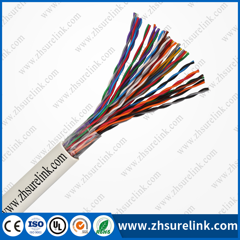 50pairs 100pairs 128pairs ADSL Twisted Pairs Telephone Cable