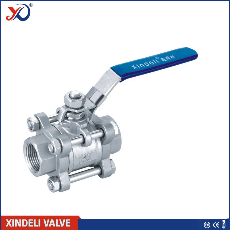 Manufacture Stainless Steel 3PC Ball Valve with Thread End/Welding End