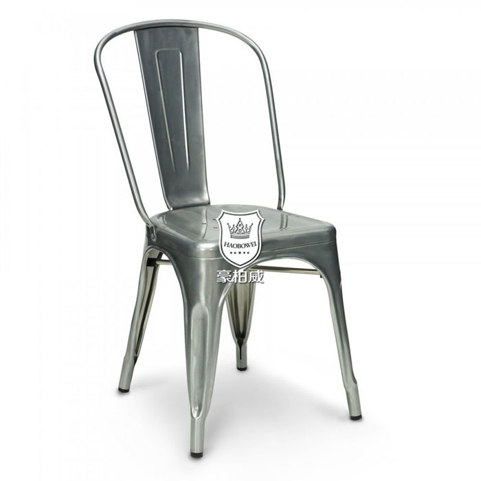 Cheap Dining Iron Chair for Coffee Shop and Restaurant Tolix Side Chair
