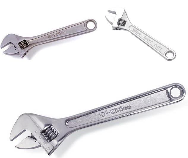 Hand Tool Carbon Steel Adjustable Wrench with High Quality
