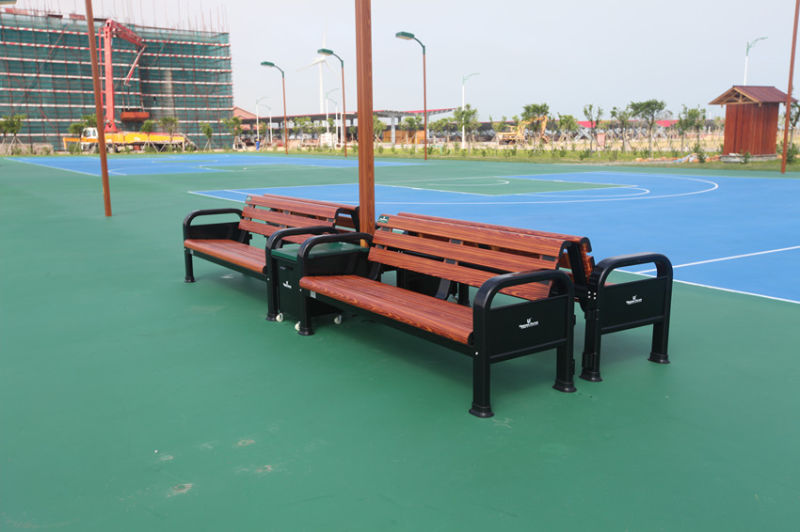 (TP-068M) Wood Look Tennis Court Side Bench
