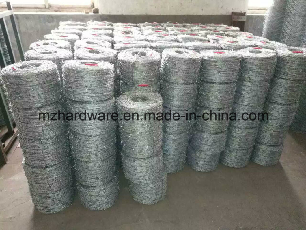 Electro Galvanized and PVC Coated Barbed Wire