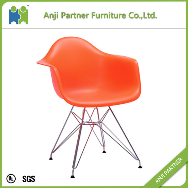 General Use Home Furniture Adult Size Plastic Dining Chair (Coral)