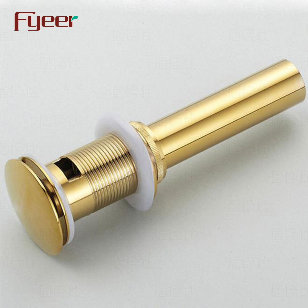 Fyeer Gold Plated Basin Pop up Drain