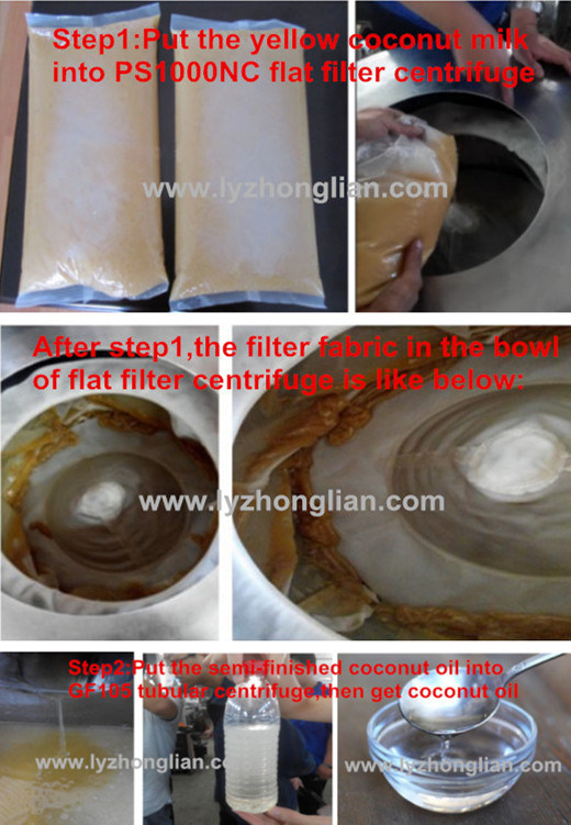 High Speed Virgin Coconut Oil Extracting Tubular Centrifuge
