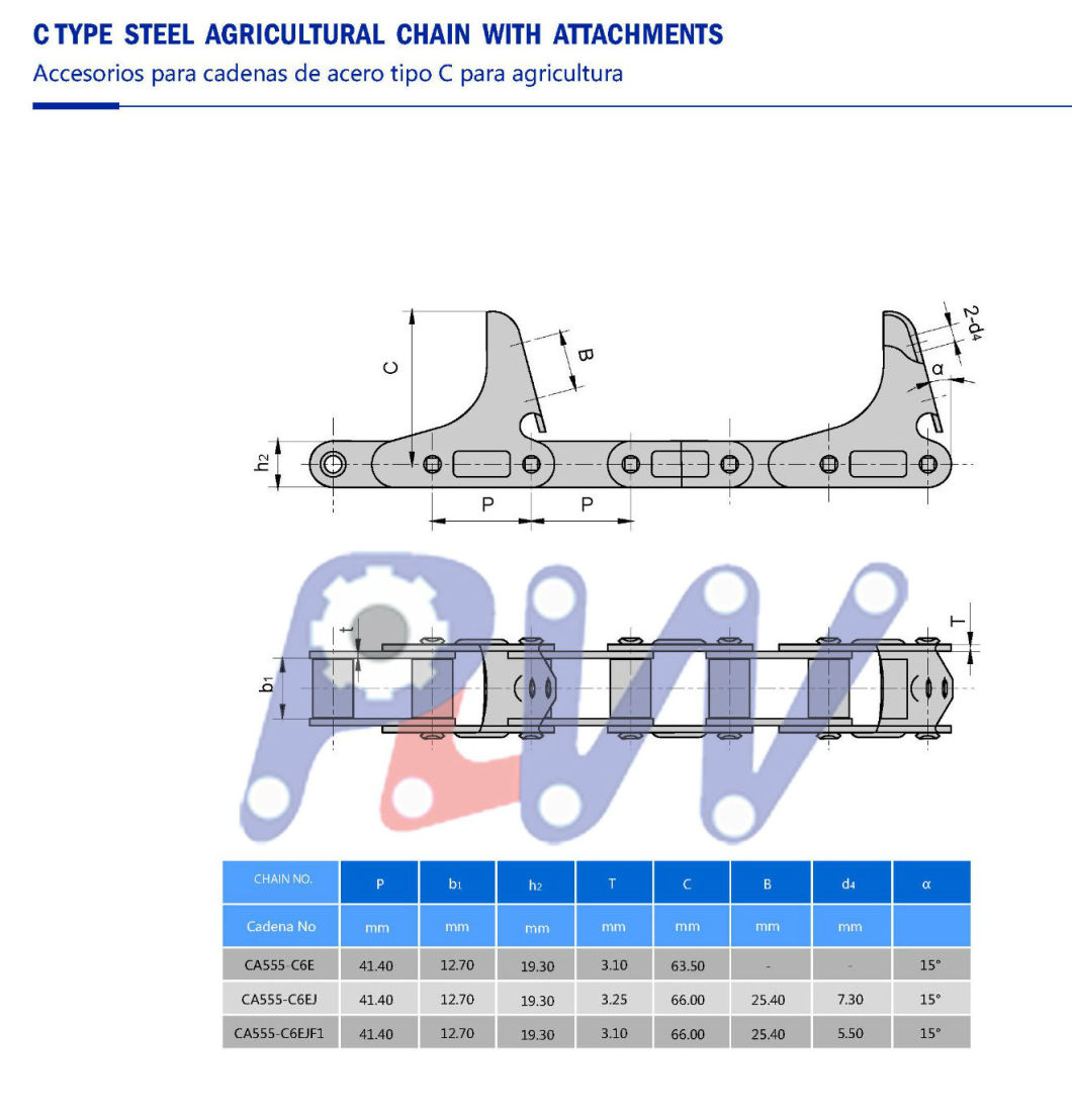 Agricultural Chain for John Deere Corn Harvest Machine