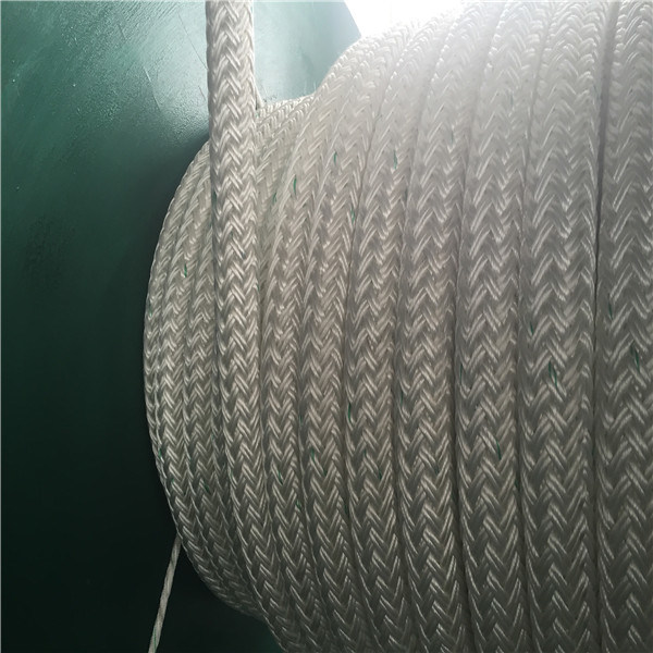 Double-Layer Stranded Fiber Ropes, Nylon, Nylon Multifilament, Polyester, or Mixed