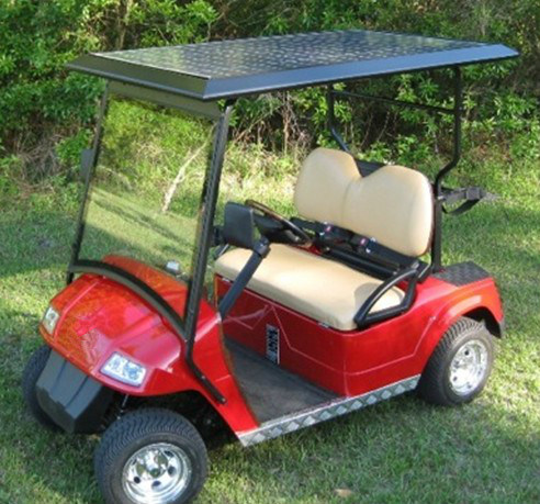 China Factory Price Cheap Mini 4 Wheel 3000W Electric Golf Cart with 2 Seats and Golf Rack Options