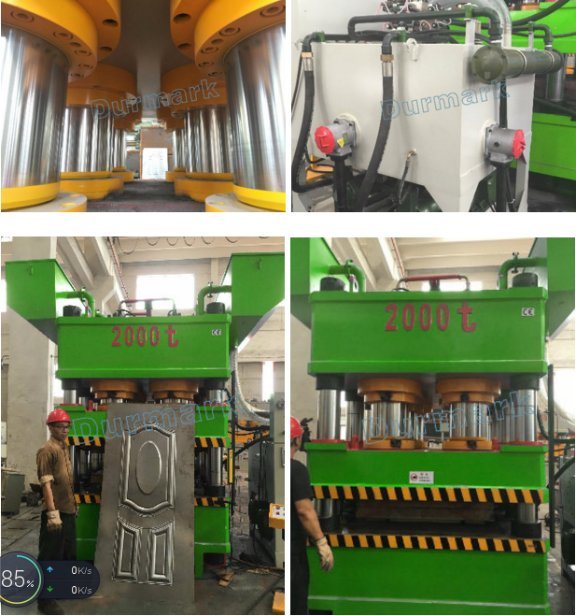 Dhp-2000t Panel Door Punching Machine, Hydraulic Press Machine for Door Panel Embossing