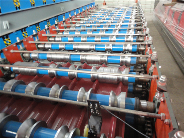 Metal Roofing Sheet Shape Color Steel Tile Roll Forming Machine 1000