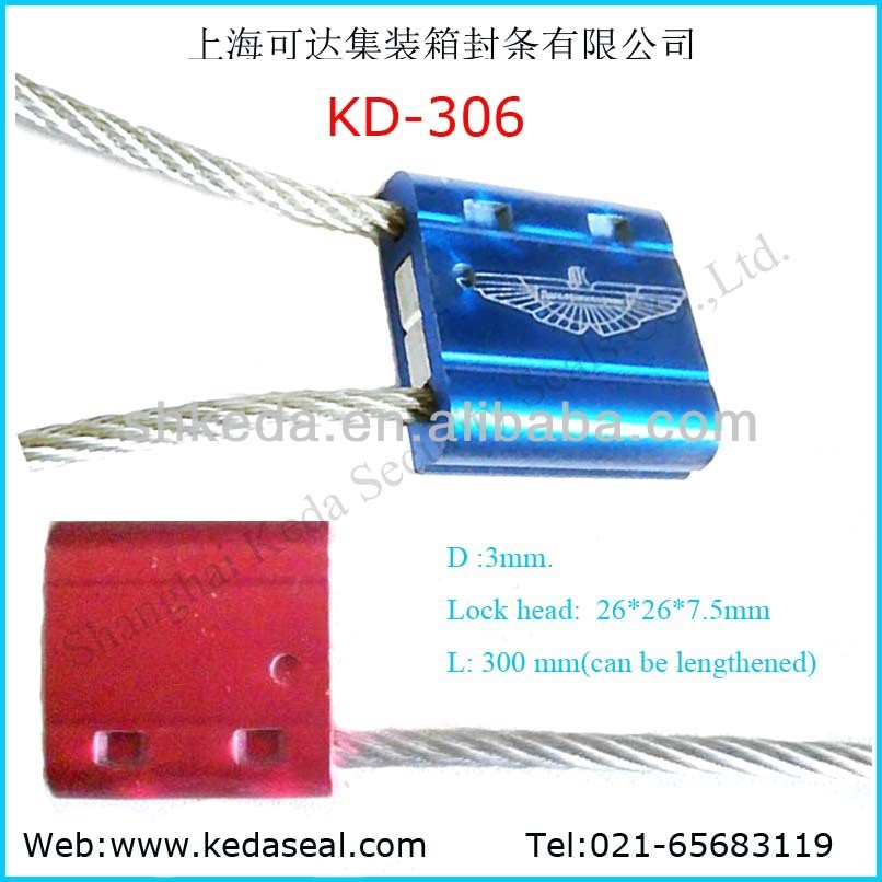 High Security Container Cable Lock Seal (KD-306)