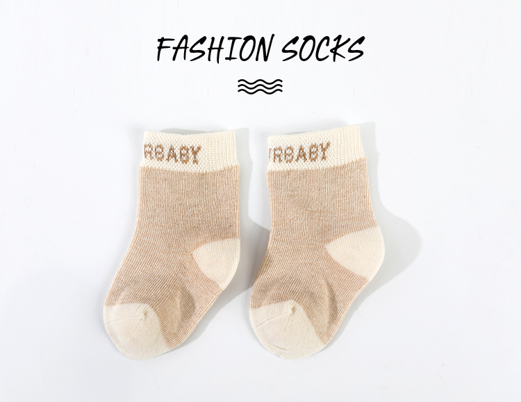 Meias de algodão orgânico para recém-nascidos Organic Cotton New Born Socks