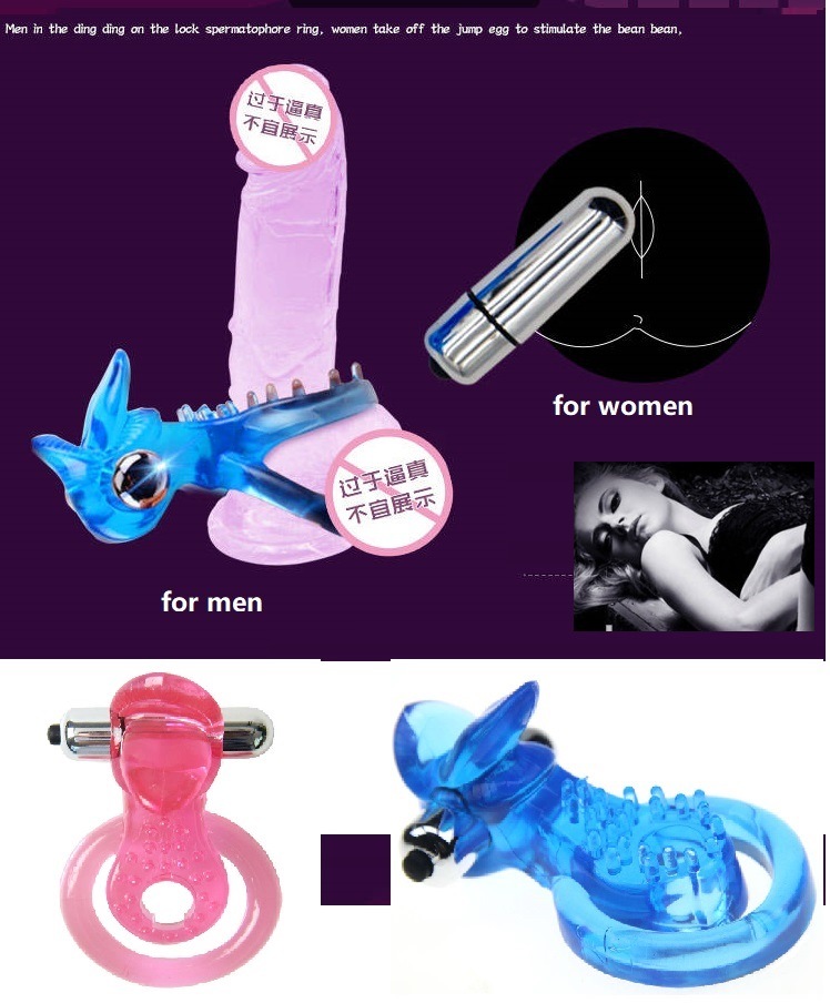 Sex Toys Adult Men Vibration Collars Delay Premature Ejaculation Lock Fine Women Sex Massege Vibratior