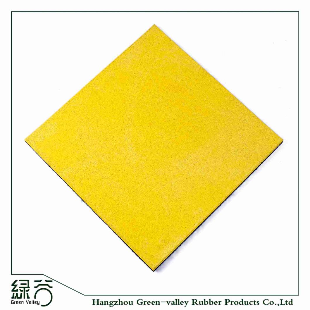 Outdoor Rubber Flooring Tile Rubber Mats for Children Playground/Walkway/Park /Yard Floor/Garden with Ce/En71/En1177/Reach/ISO10140