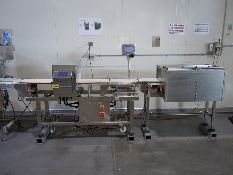 Noodles Metal Detector and Check Weigher Combo