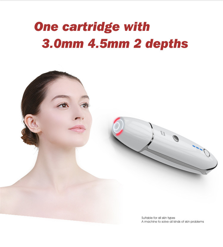 Mini Hifu Focused Ultrasound Bipolar RF Face Neck Lifting Beauty Massager Wrinkle Removal Tightening Mini Radar V Curing