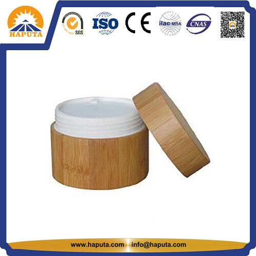 Empty Bamboo Texture Jar for Face/Eye PP Cream Container Ssh-4048