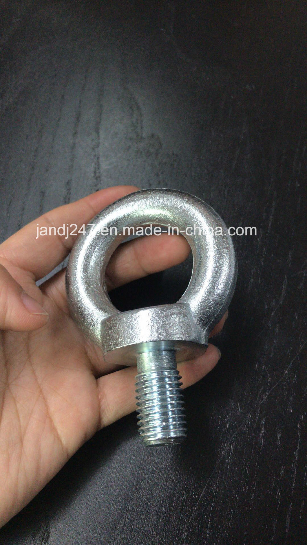 Galvanized Zinc DIN580 M16 Eye Bolt Screw Ring-Pull Guangzhou