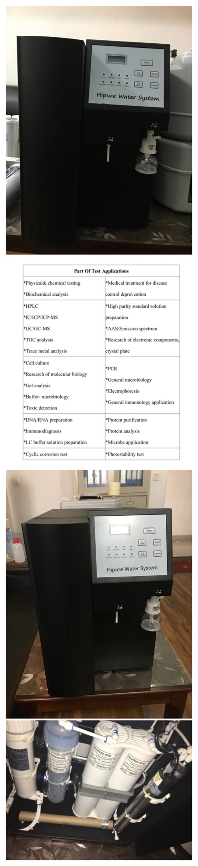 PCR Application Lab Water Purifying Z66