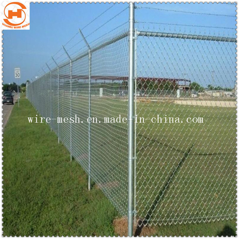 PVC Coated Diamond Wire Mesh/Chain Link Fence