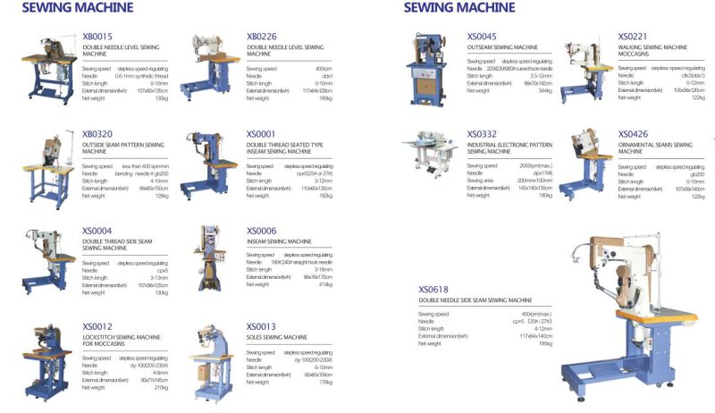 Goodyear out Seam Industrial Shoes Sole Outsole Stitching Sewing Machine