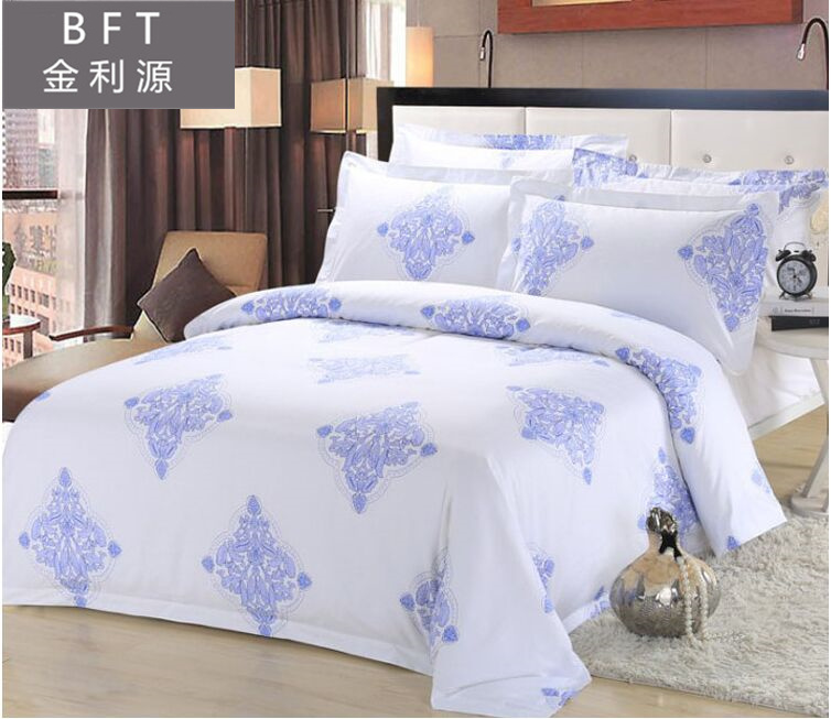 High Quality Cotton Bedroom Hotel Type Single Bedding Sets