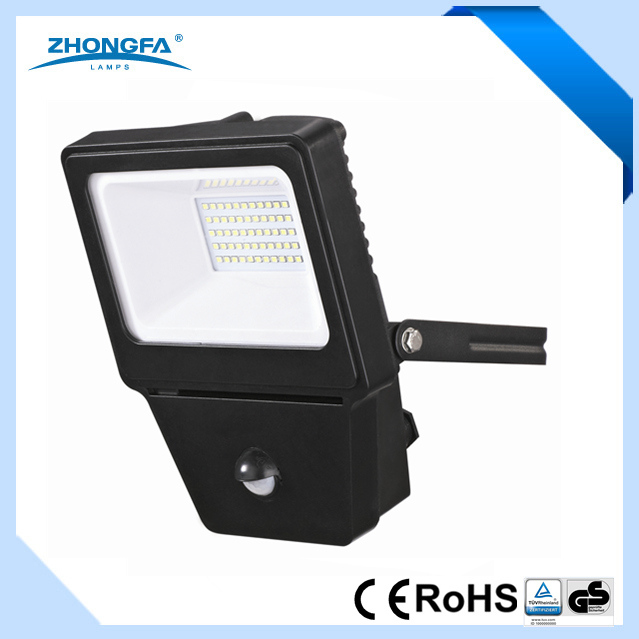 Outdoor 30W LED Floodlight with Motion Sensor