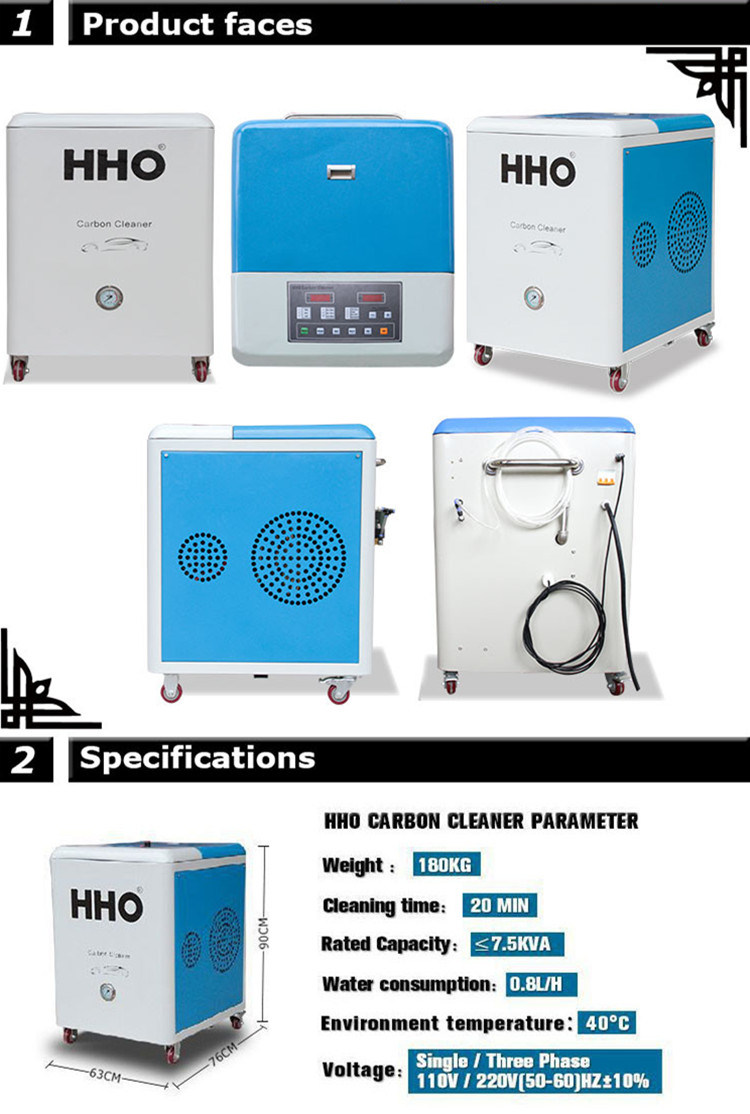 Factory Price CCS Series Hydrogen Fuel System Hho Car Engine Carbon Cleaning System