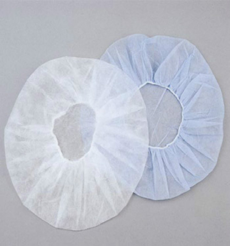 White Lightweight Disposable Polypropylene Bouffant Cap/Mob Cap/Surgical Cap