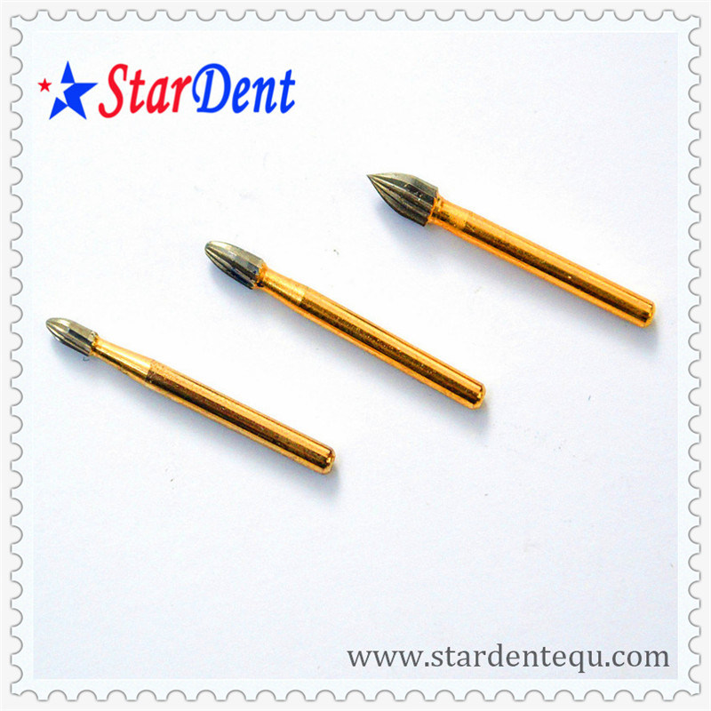 Fg7104 Plated Titanium Golden Fg Carbide Burs of Dental Equipment