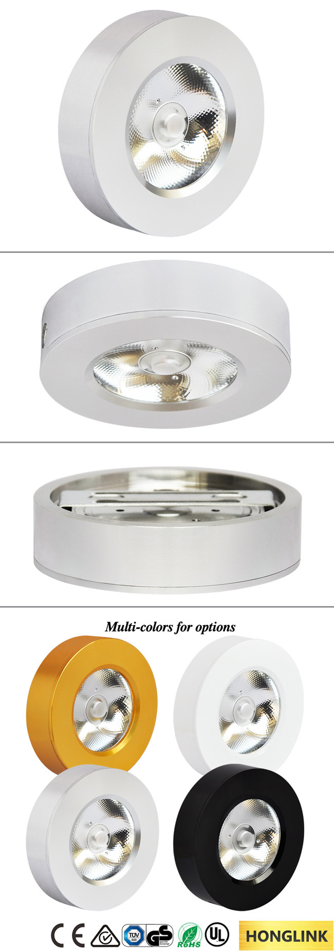 3W Dimmable COB Display Puck Light LED Cabinet Light (Kitchen/Furniture)