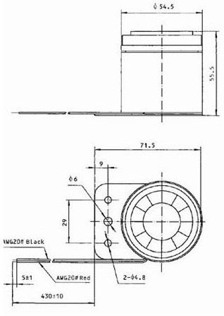 Fbps5556 High Quality Best Price 12V Police Siren Piezo Siren