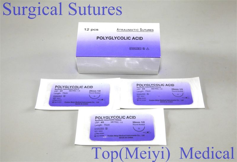 Rapide Polyglycolic Acid Surgical Suture with Needle