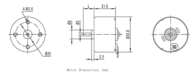 12V DC micro brushless motor for electric threading knife