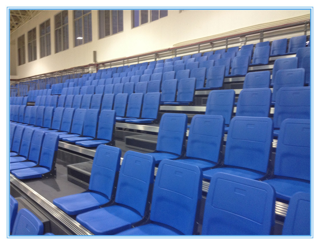 2018 China University Basketball Portable Plastic Chair Retractable Bleachers