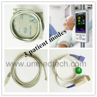 Handheld Pulse Oximeter with USB: SpO2, NIBP&Temp