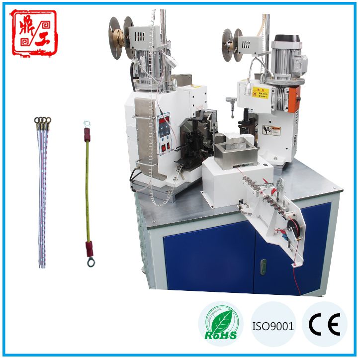 Automatic Wire Terminal Crimping Machine with Wire Cutting Stripping and Crimping Function