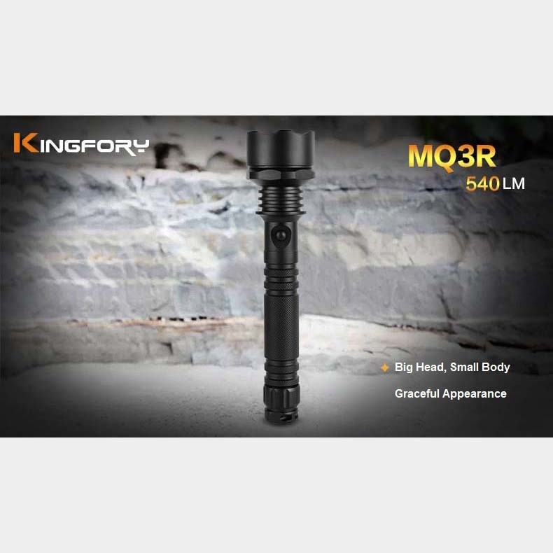 Mq3r 540lm High Powered Rechargeable Portable LED Tactical Flashlight Torch